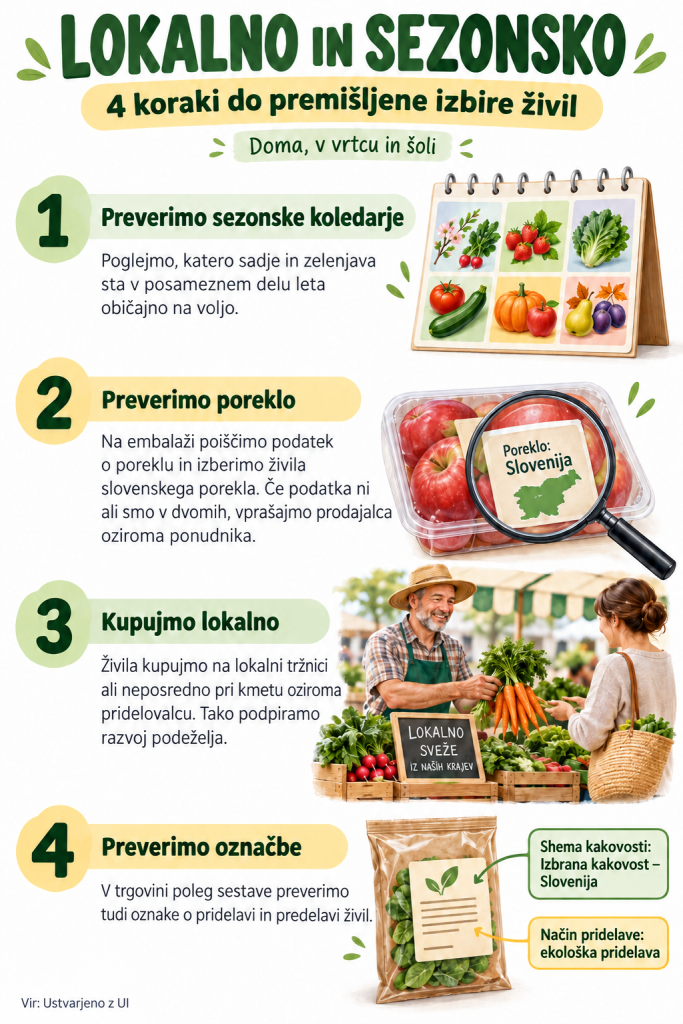 Lokalna in sezonska hrana na krožniku – doma in v šoli              